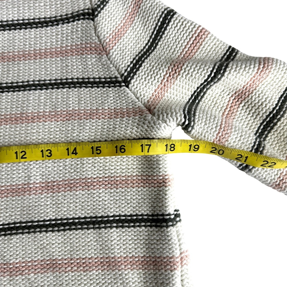 Madewell Coastal Grandma Striped Knit Sweater‎ Crewneck Long Sleeve Cotton Small - Picture 8 of 8